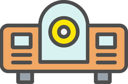 Projector Vector Icon Designのイラスト素材