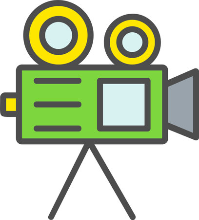 Video Camera Vector Icon Designのイラスト素材