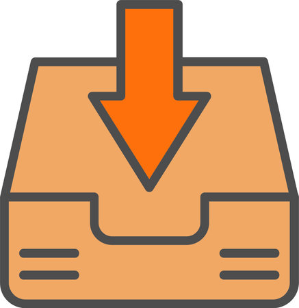Inbox Vector Icon Designのイラスト素材