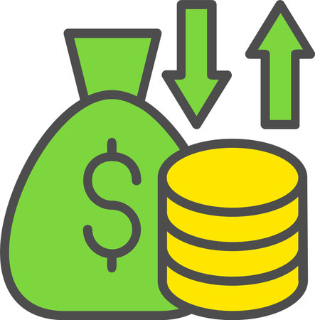 Income Vector Icon Designのイラスト素材
