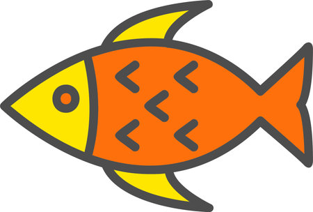 Fish Vector Icon Designのイラスト素材