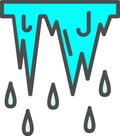 Thaw Vector Icon Designのイラスト素材