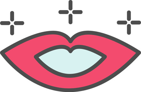 Mouth Vector Icon Designのイラスト素材