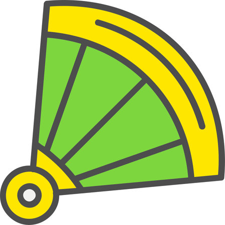 Fan Vector Icon Designのイラスト素材