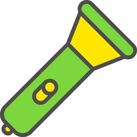 Flash Light Vector Icon Designのイラスト素材