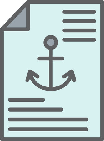 Anchor Text  Vector Icon Designのイラスト素材