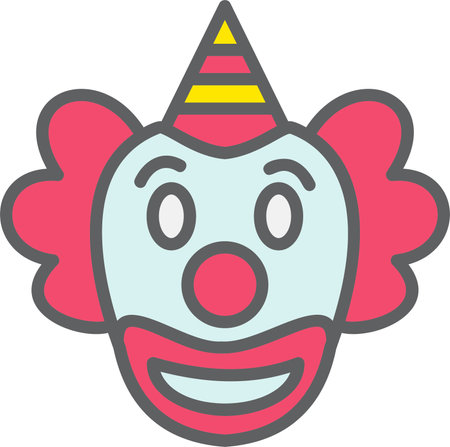 Clown Vector Icon Designのイラスト素材