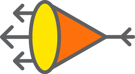 Refraction Vector Icon Designのイラスト素材