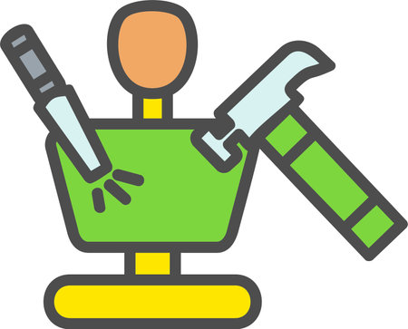 Sculpting Vector Icon Designのイラスト素材