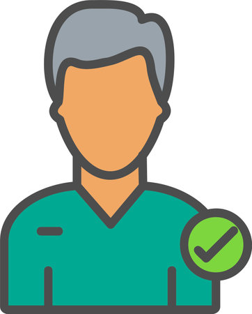Nominee Vector Icon Designのイラスト素材