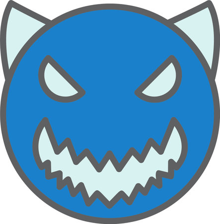 Evil Vector Icon Designのイラスト素材
