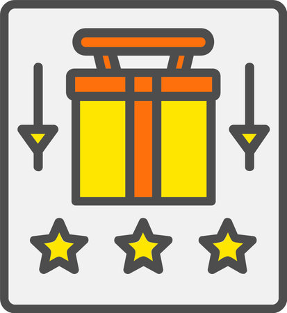 Give Away Vector Icon Designのイラスト素材