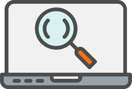 Laptop Vector Icon Designのイラスト素材