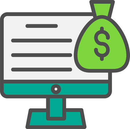 Finance Vector Icon Designのイラスト素材