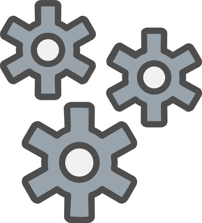Gear Vector Icon Designのイラスト素材