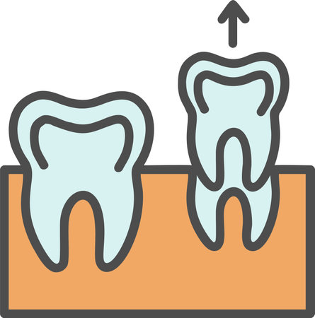 Teeth Remove Vector Icon Designのイラスト素材