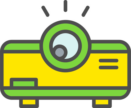 Projector Vector Icon Designのイラスト素材