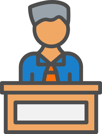 Boss Vector Icon Designのイラスト素材