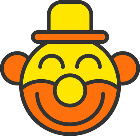 Clown Vector Icon Designのイラスト素材