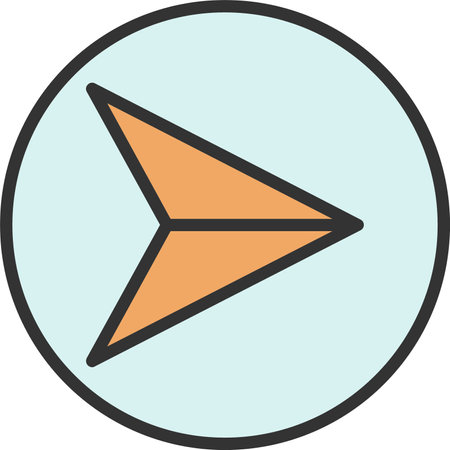 Send Vector Icon Designのイラスト素材