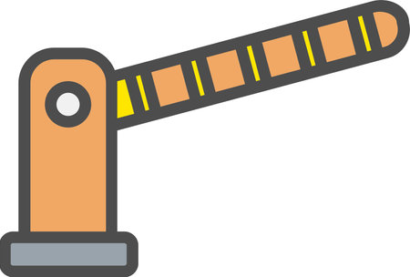 Barrier Vector Icon Designのイラスト素材