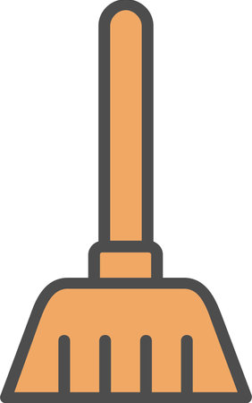 Feather Duster Vector Icon Designのイラスト素材
