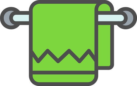 Towel Vector Icon Designのイラスト素材