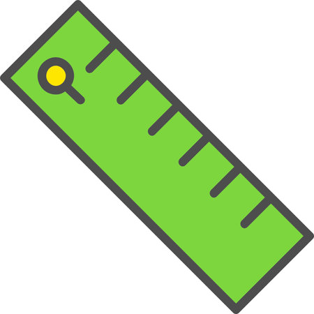 Ruler Vector Icon Designのイラスト素材