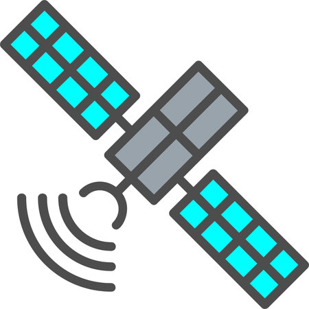 Satellite Vector Icon Designのイラスト素材