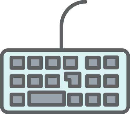 Keyboard Vector Icon Designのイラスト素材