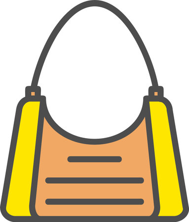 Shoulder Bag Vector Icon Designのイラスト素材