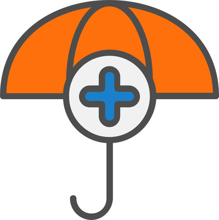 Medical Insurance Vector Icon Designのイラスト素材