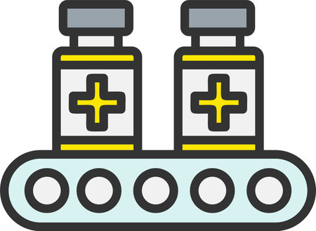 Manufacturing Vector Icon Designのイラスト素材