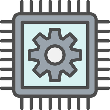 Chip Vector Icon Designのイラスト素材