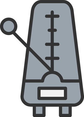 Metronome Vector Icon Designのイラスト素材