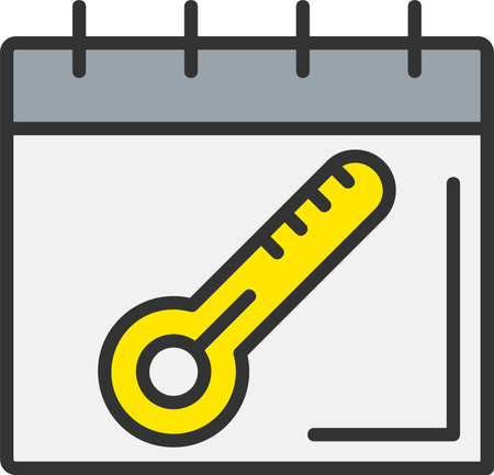Calender Vector Icon Designのイラスト素材