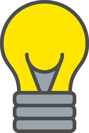 Bulb Vector Icon Designのイラスト素材