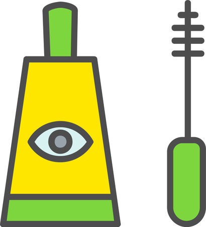 Eyelash Oil Vector Icon Designのイラスト素材