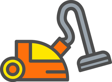 Vacuum Cleaner  Vector Icon Designのイラスト素材