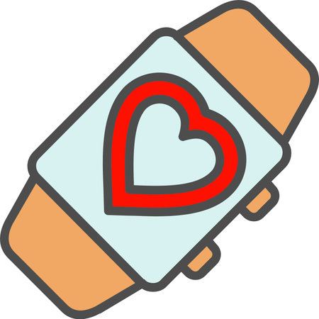 Fitness Watch Vector Icon Designのイラスト素材