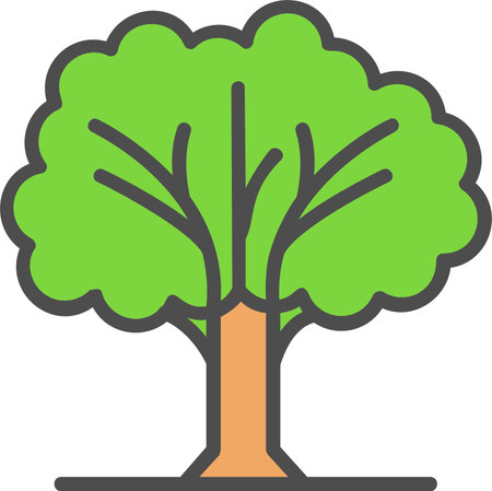 Tree Vector Icon Designのイラスト素材