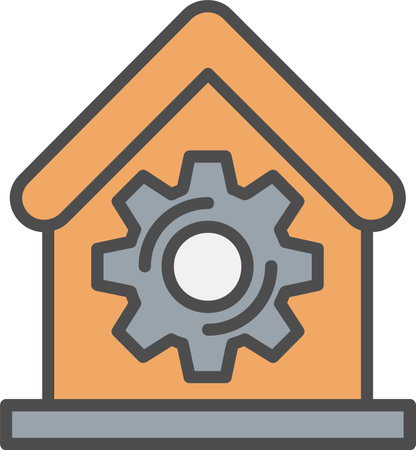 Home Vector Icon Designのイラスト素材