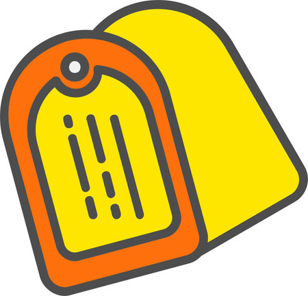 Dog Tag Vector Icon Designのイラスト素材