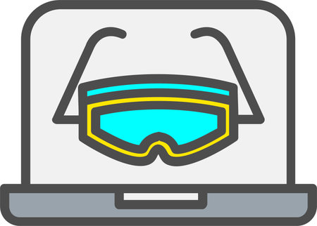 Ar Glasses Vector Icon Designのイラスト素材