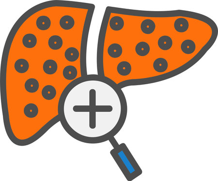Liver Vector Icon Designのイラスト素材
