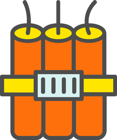 Dynamite Vector Icon Designのイラスト素材