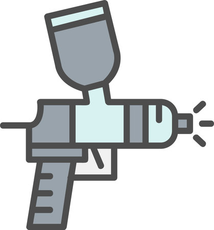Airbrush Vector Icon Designのイラスト素材