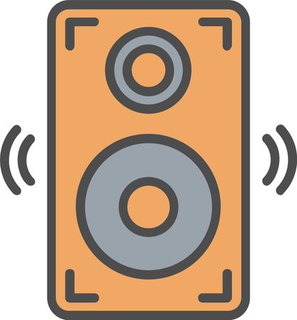 Speaker Vector Icon Designのイラスト素材