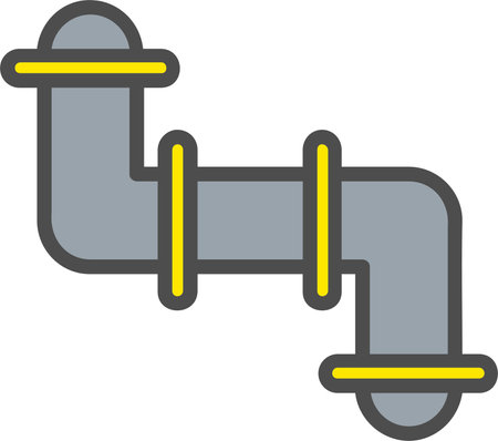 Pipe Vector Icon Designのイラスト素材