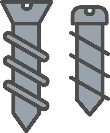 Screw Vector Icon Designのイラスト素材